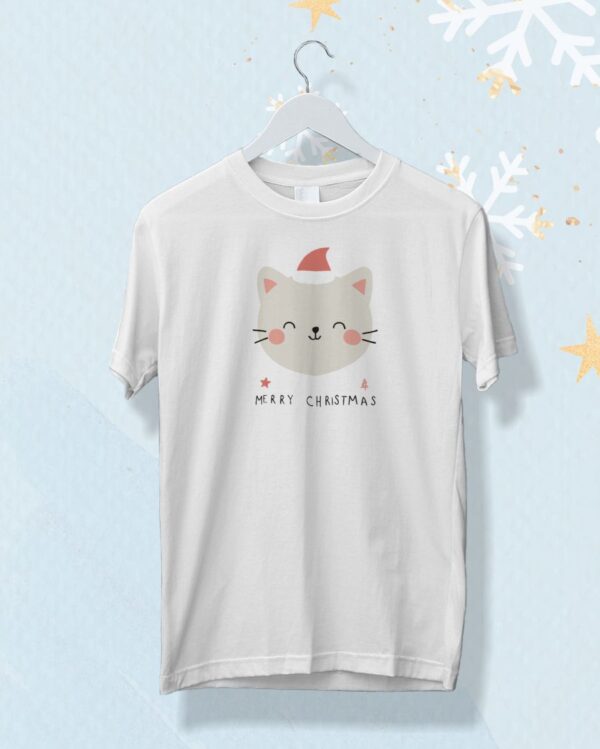 Cute Cat Christmas T-Shirt