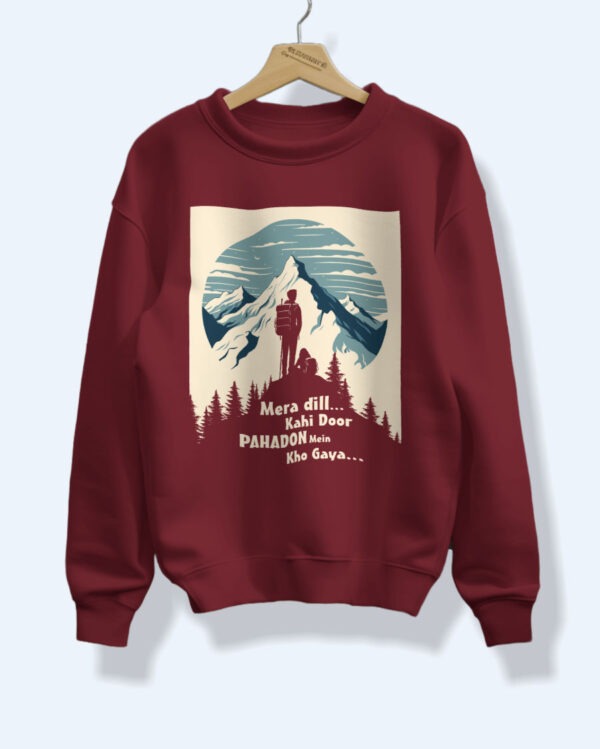 Printed Sweatshirt : Mera dill kahi door