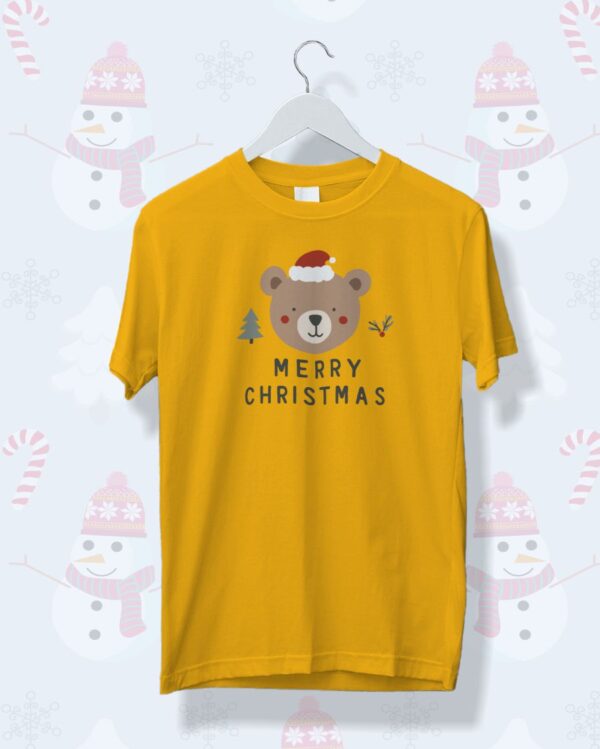 Merry Christmas Bear Graphic T-Shirt