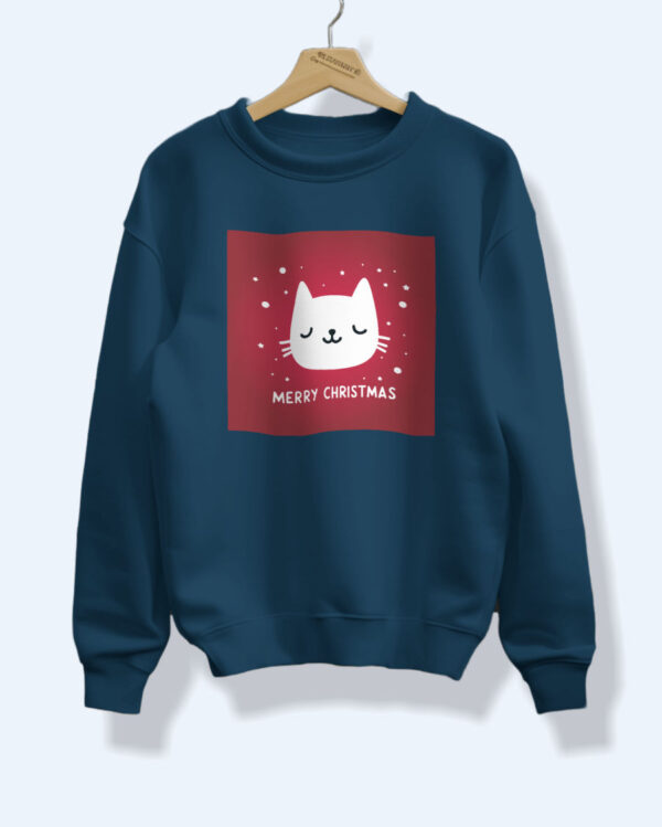 Starry Cat Christmas Sweatshirt