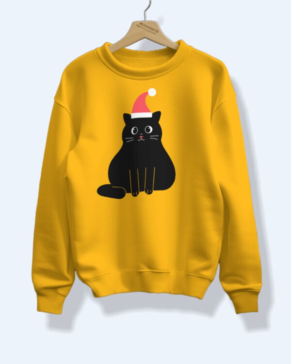 Black Cat Christmas Sweatshirt