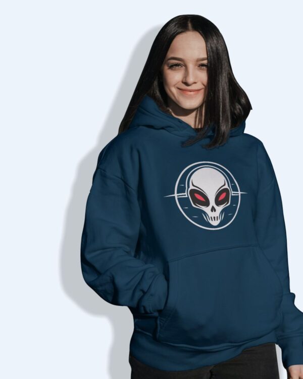 Cosmic Alien Skull Hoodie