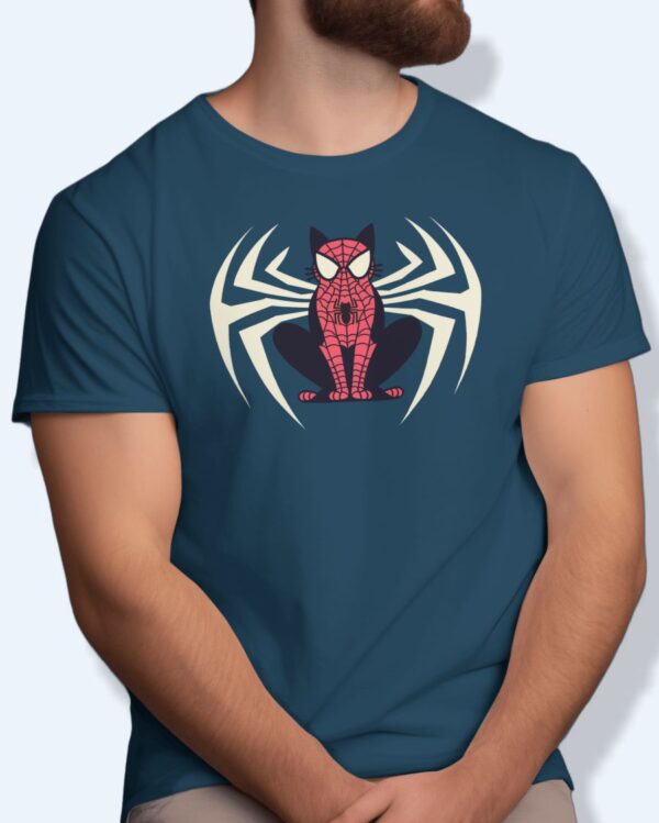 Meowderman: The Ultimate Cat Lover T-shirt for Spiderman Fans