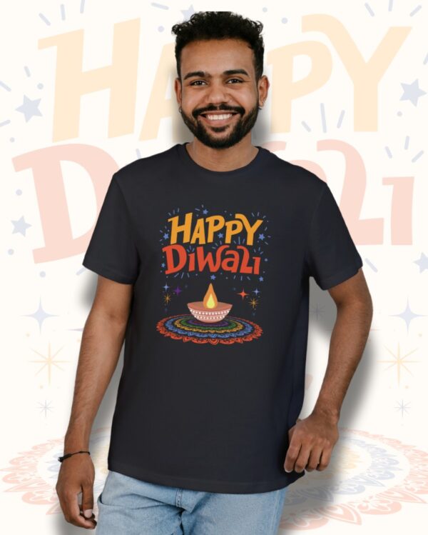 Kali Puja Diwali T-Shirt - Divine Celebration of Light
