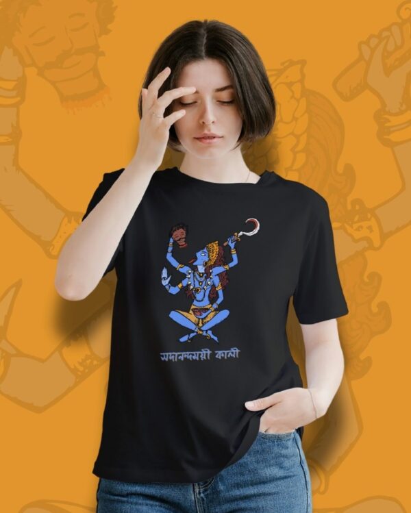 SadanandoMoyee Kali Maa T-Shirt - Divine Ferocity - Image 3