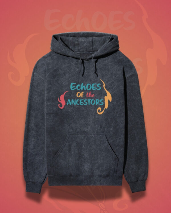 Ancestral Mask Acidwashed Hoodie - Image 9