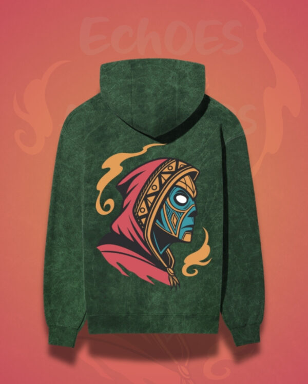 Ancestral Mask Acidwashed Hoodie - Image 6