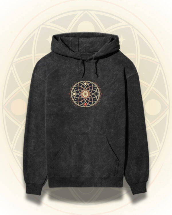 Celestial Mandala Acidwashed Hoodie - Image 5