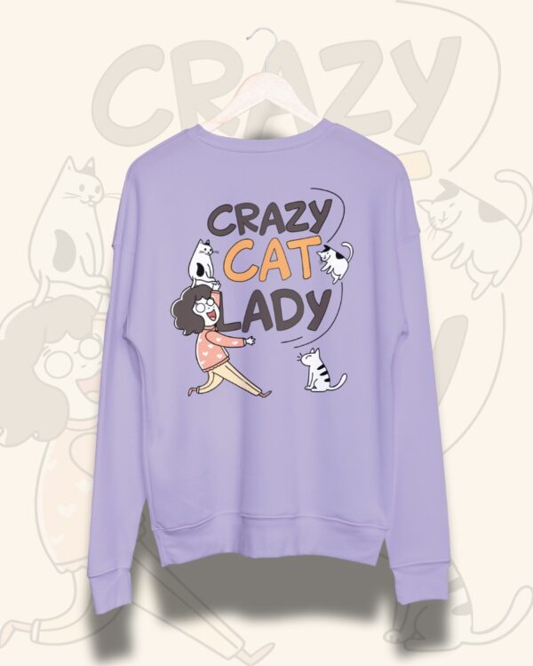 Crazy Cat Lady Sweatshirt - Image 3