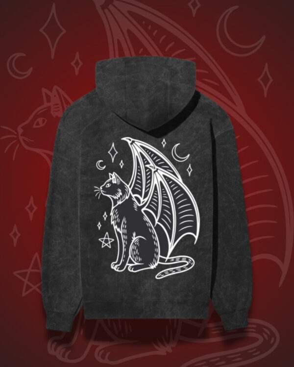 Night Prowler Acidwashed Hoodie - Image 4