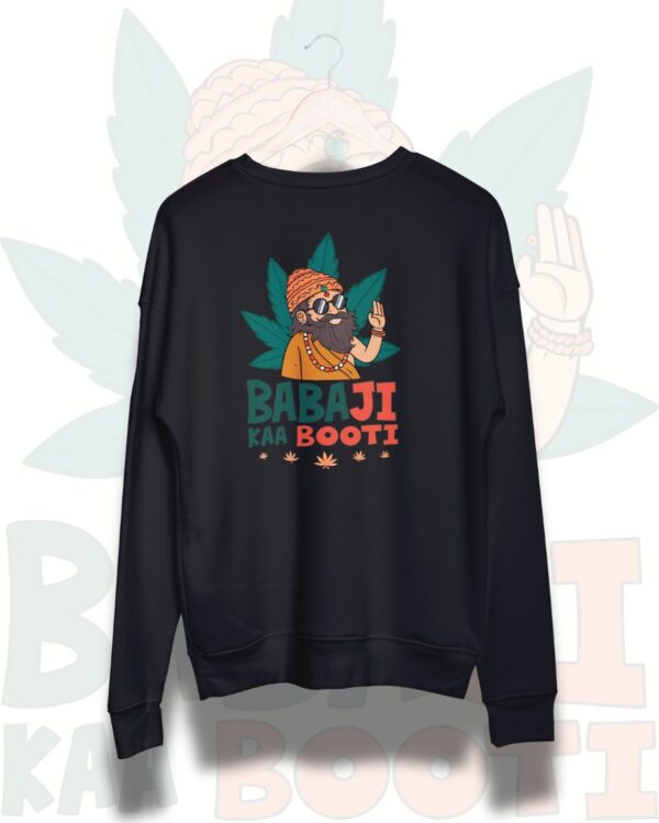Winter Sweatshirt - Babaji Kaa Booti Graphic Print - Image 2