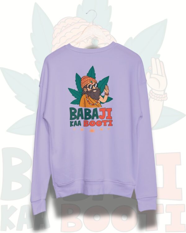 Winter Sweatshirt - Babaji Kaa Booti Graphic Print - Image 3