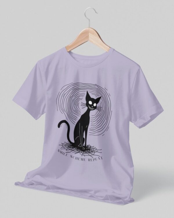 Creepy Grin Cat - Unisex T-Shirt