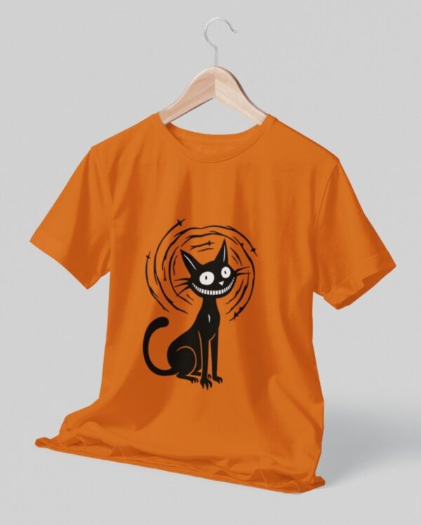 Creepy Grin Cat - Unisex T-Shirt