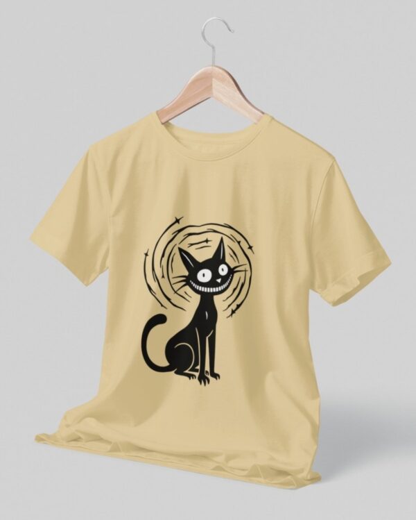 Creepy Grin Cat - Unisex T-Shirt