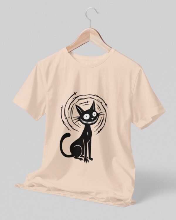 Creepy Grin Cat - Unisex T-Shirt